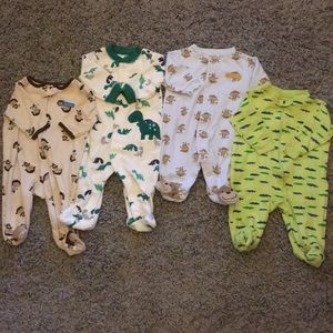 Lot of 4 sleepers newborn boys